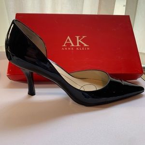 Anne Klein “Christa” Black Patent Pumps